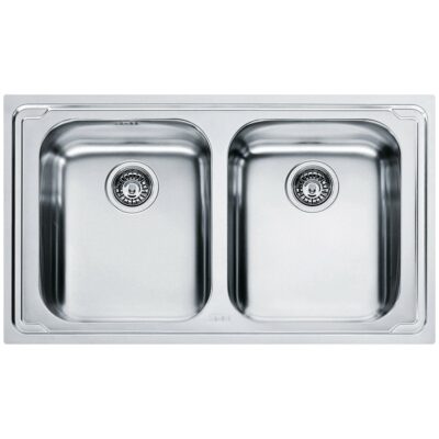 Franke-Logica-Line-LLX-620-L-Inox-Satinato-2-Bowl-Drainer-Stainless-Steel-Sinks-101.0153.292