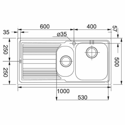 Franke-Logica-Line-LLX-651-1.5B-1D-LHD-1.5-Bowl-Stainless-Steel-Sinks-101.0085.812-b