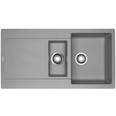 Franke-Maris-MRG-651-Fragranite-Stone-Grey-1.5-Bowl-Drainer-Coloured-Sinks-114.0066.682-a