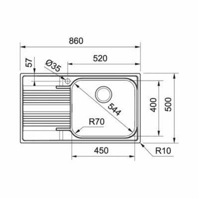 Franke-Smart-SRX-611-1B-1D-RHD-1-Bowl-Drainer-Stainless-Steel-Sinks-101.0356.881-b