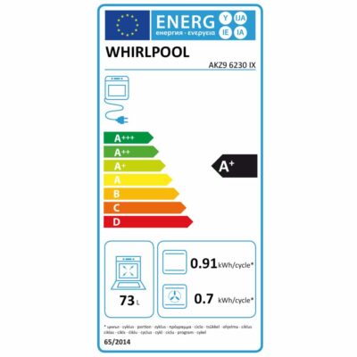 Whirlpool-Absolute-Built-In-Oven-AKZ9-6230-IX-Energy-Label