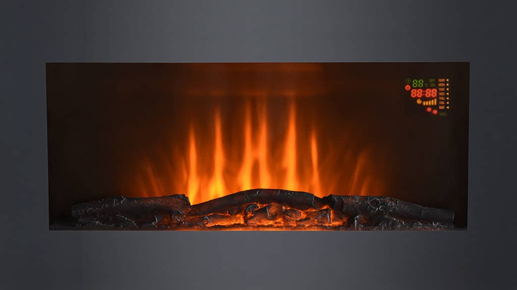 Bimar Wall-Mounted Electric Fireplace HFP10 -f