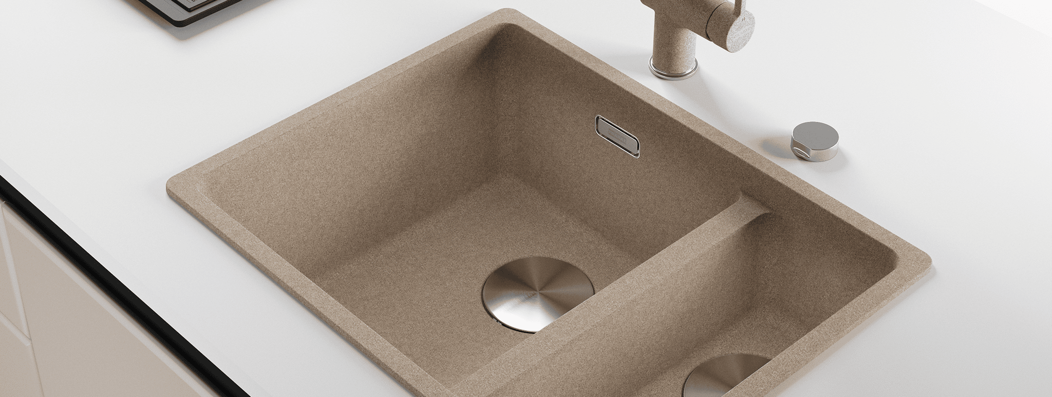 overmount 1.5 Franke Overmount Sink and Mixers Malta
