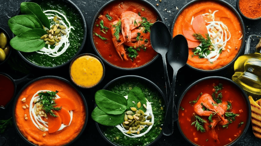 Soups Made Using Bamix M350 Maxx Hand Blender 1023.006