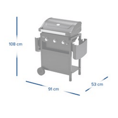 Campingaz Compact 3L BBQ 2181054 E