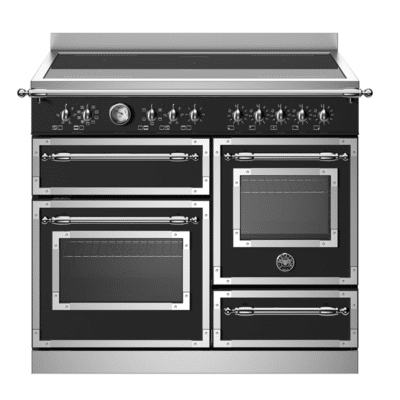 Bertazzoni Heritage Series Free-Standing Induction Cooker with Electric Triple Oven HER105I3ENET