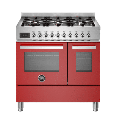 Bertazzoni Professional Series Free-Standing Gas Cooker with Electric Oven PRO96L2EROT