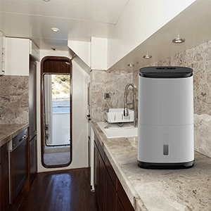Dehumidifier in a boat 2