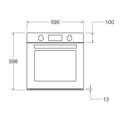 Bertazzoni Modern Series Built In Electric Oven FMOD6115PLB2 b