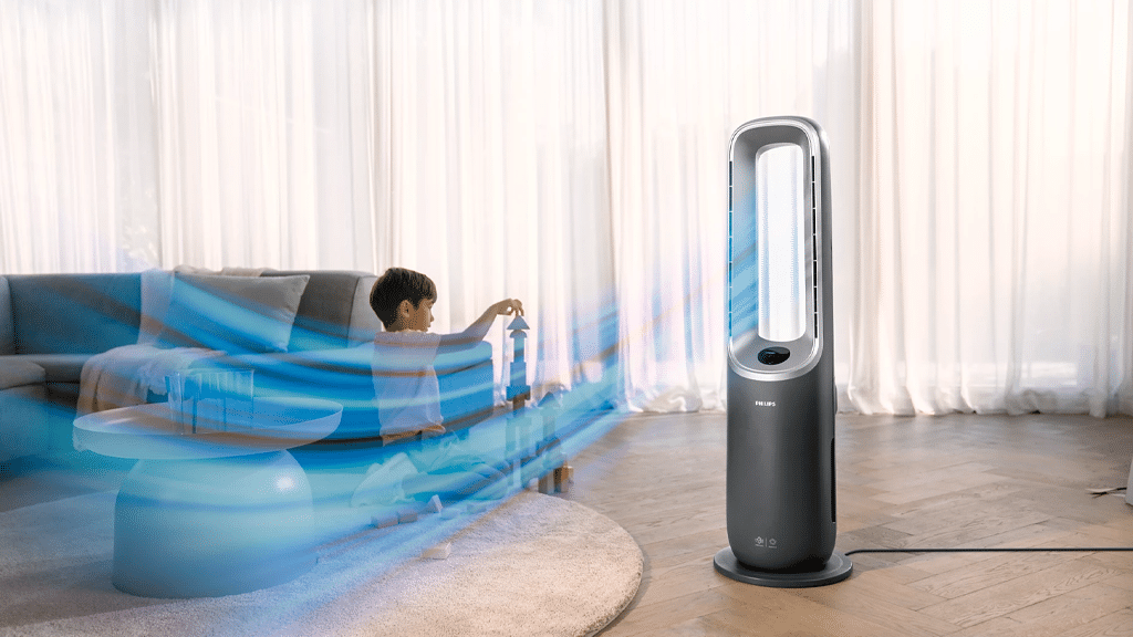 Philips Series 8000 Air Performer 3-in-1 Air Purifier, Fan & Heater AMF870 15 i