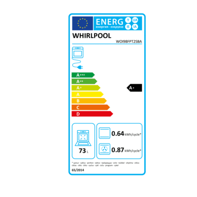 Whirlpool WOI98FPT2SBA Built In Electric Oven - Energy Label